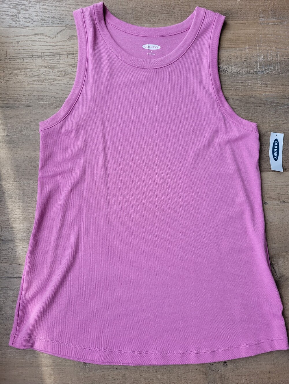 Old Navy High-Neck Sleeveless Top Soft Pink Size Medium NWT